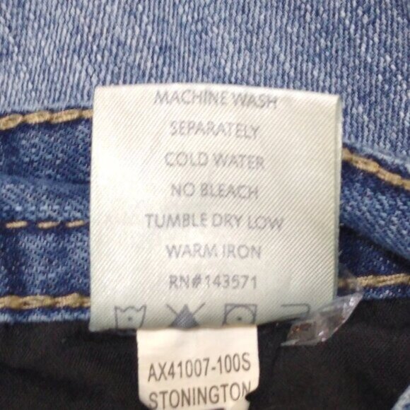 TK Axel Stonington Relaxed Straight Leg Mid-Rise Men 38x30 Jeans AX41007-100S - Picture 7 of 12